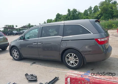 2013 Honda Odyssey Ex-L z USA, uszkodzony, nr VIN 5FNRL5H63DB019055